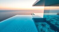 infinity vs glass walls