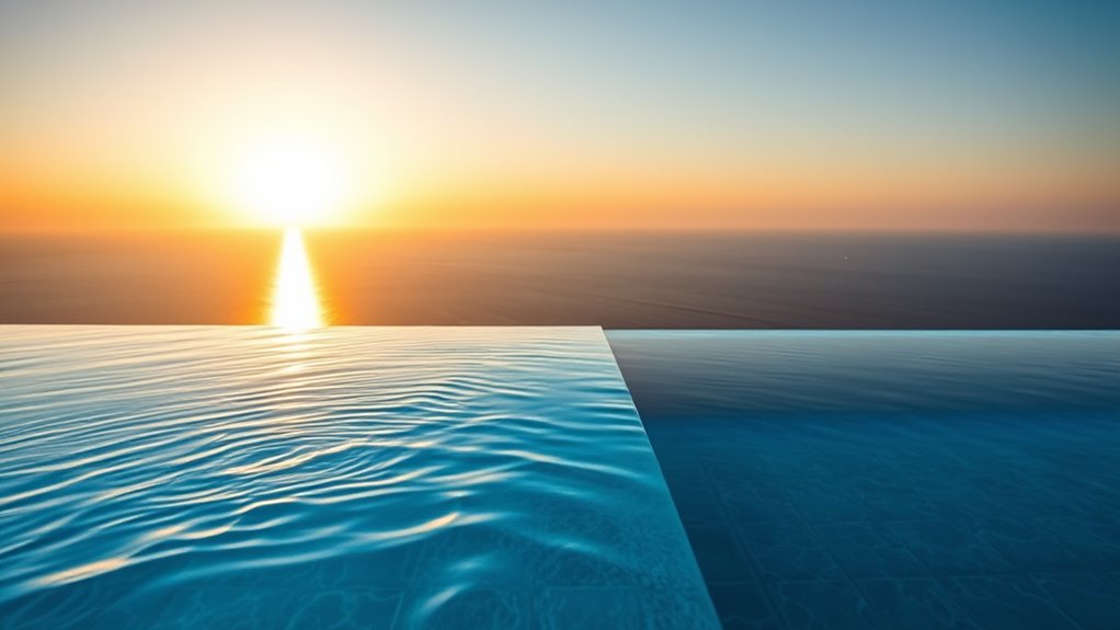 invisible water edge illusion