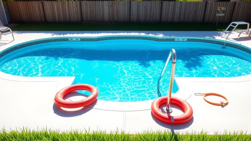 keep pool area tidy
