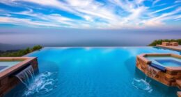 luxurious spa infinity pools
