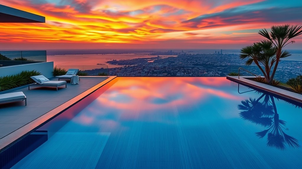 luxury pool enhances property value