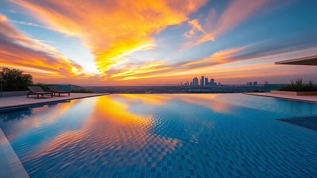 luxury pool enhances property value