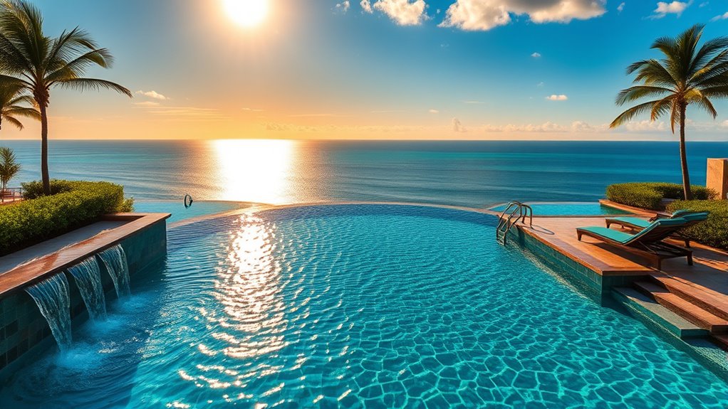 luxury spa infinity views