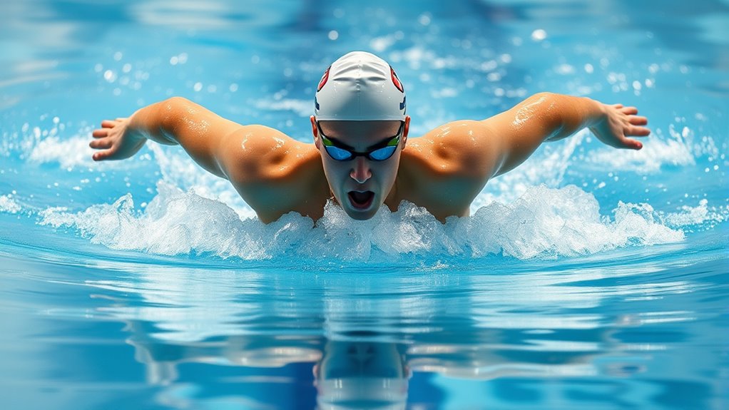 maintain steady stroke rhythm