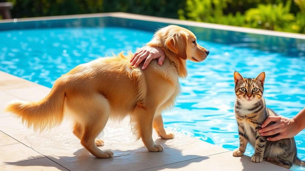 monitor pet health after swimming