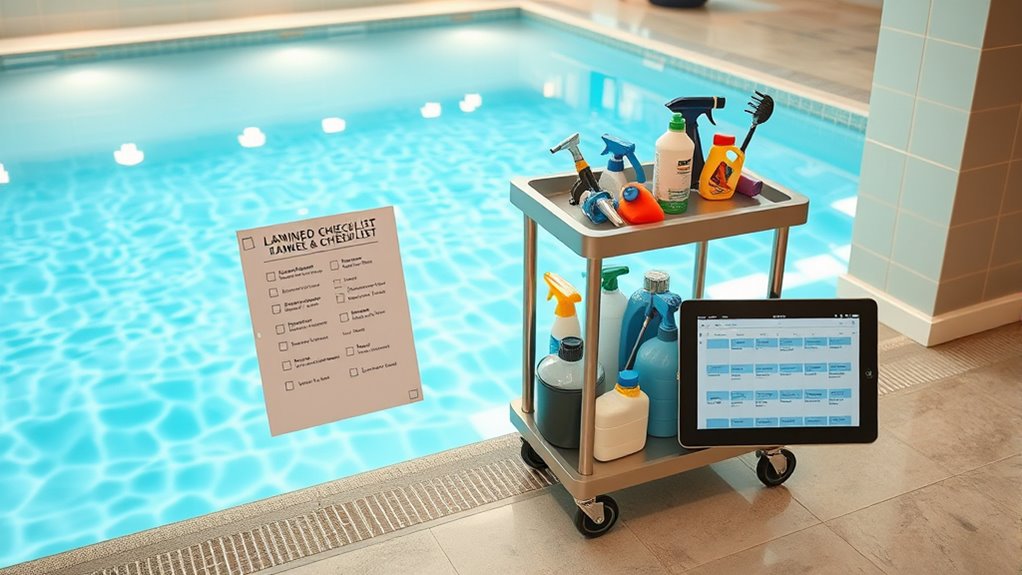 monthly pool maintenance checklist