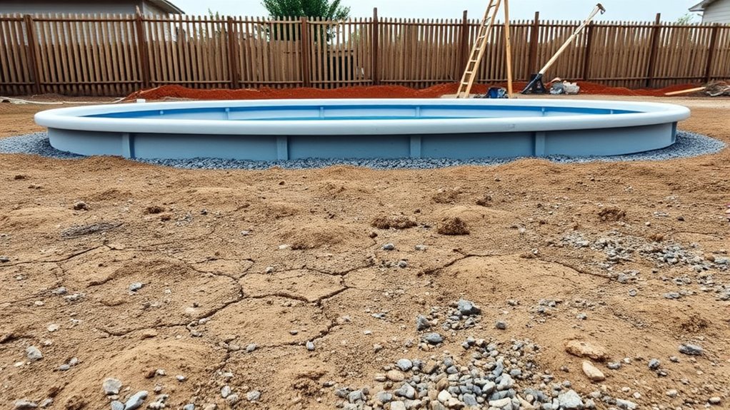 neglecting ground and site