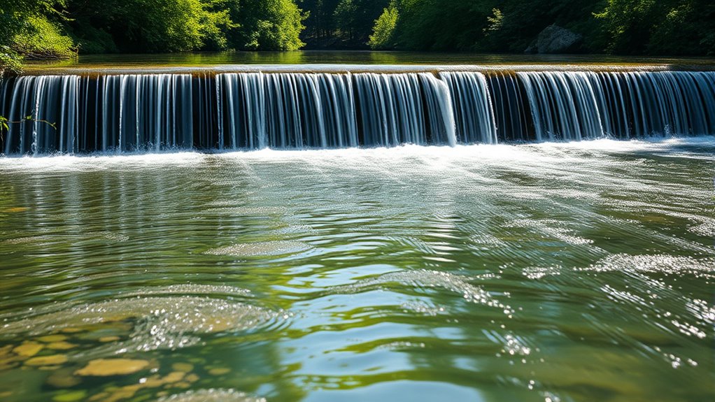 optimal water sheet formation