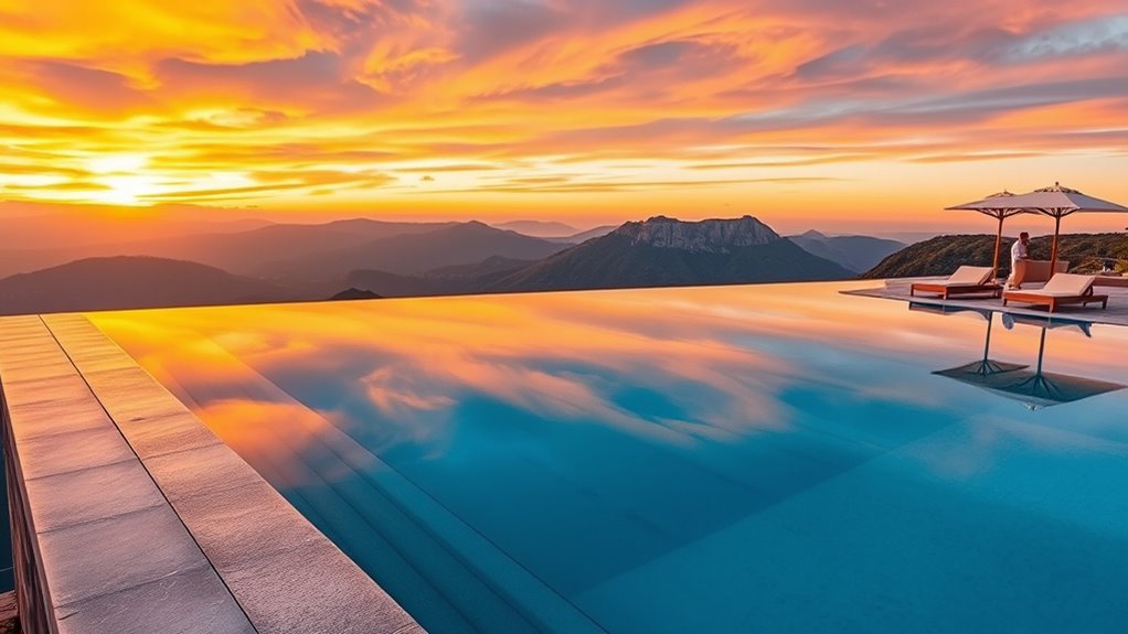 pool feature longevity depends on materials
