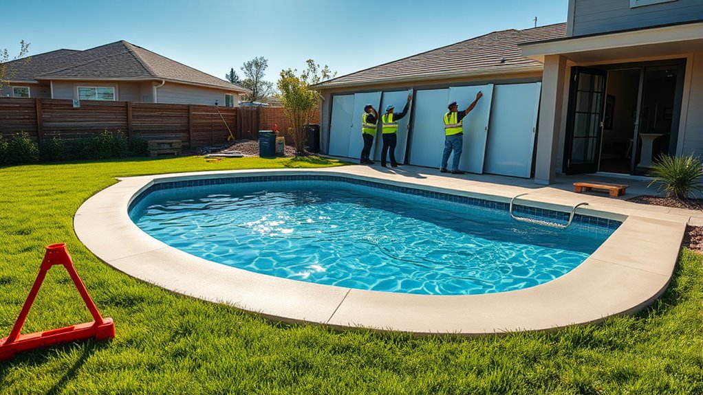 pool installation step by step