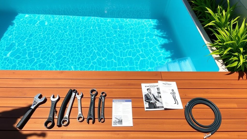 pool setup and safety
