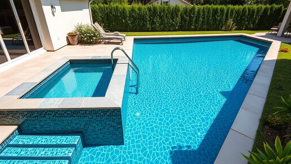 pool size and installation