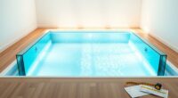 pool size and space