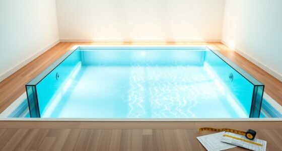 pool size and space