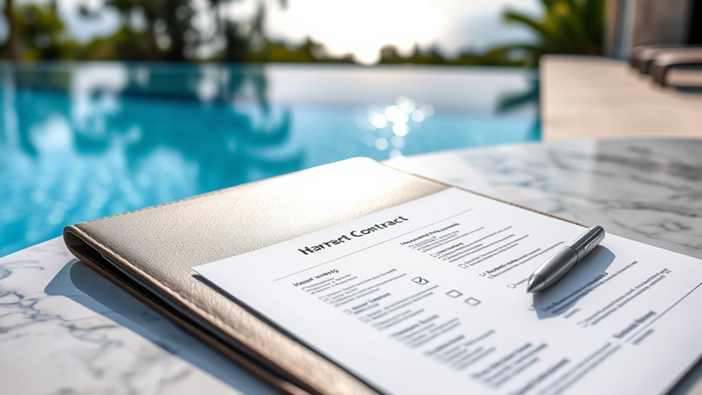 pool warranty coverage details
