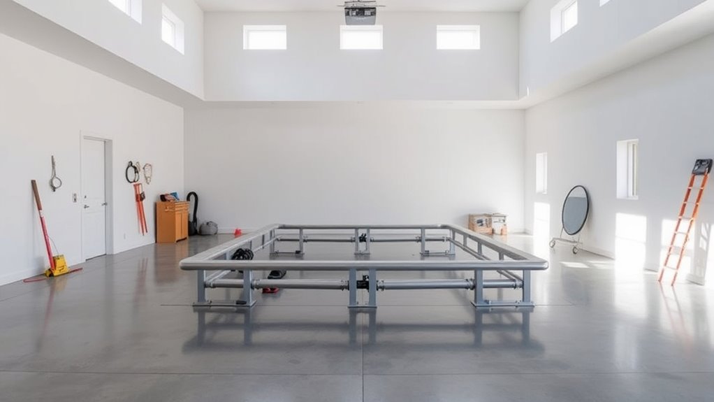 prepare space for installation