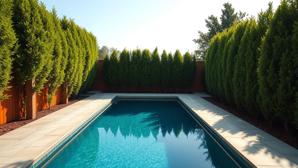 private sunken pool retreat