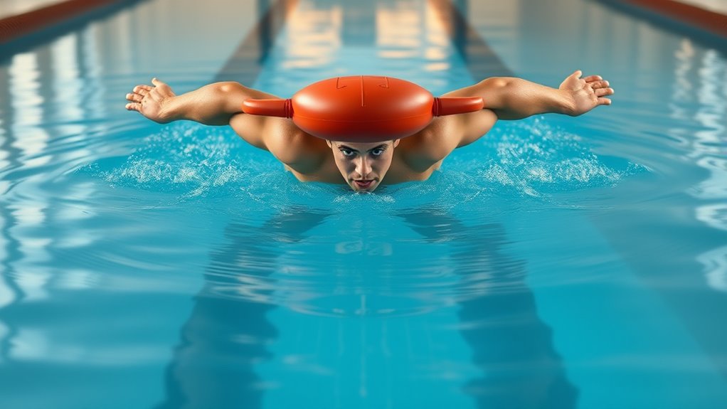 proper pull buoy placement