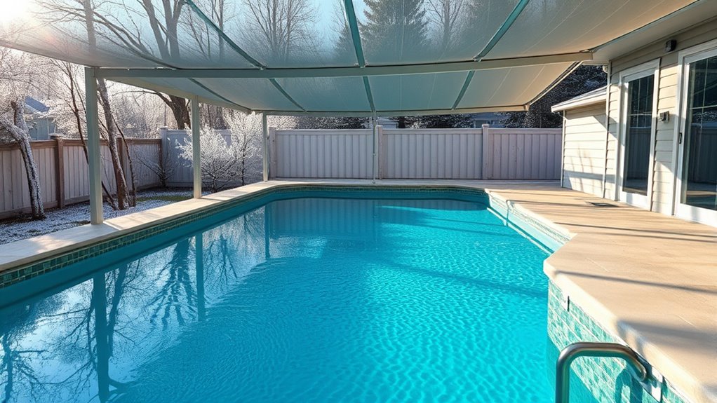 protective weatherproofing for pools