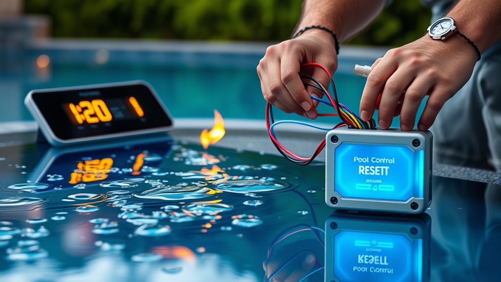 reset pool system to factory