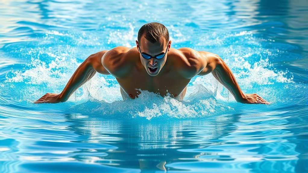 resistance swimming builds muscle