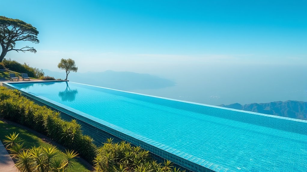 seamless horizon water illusion