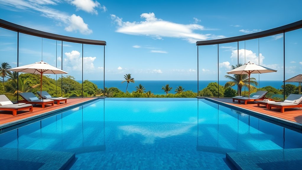seamless panoramic luxury retreat