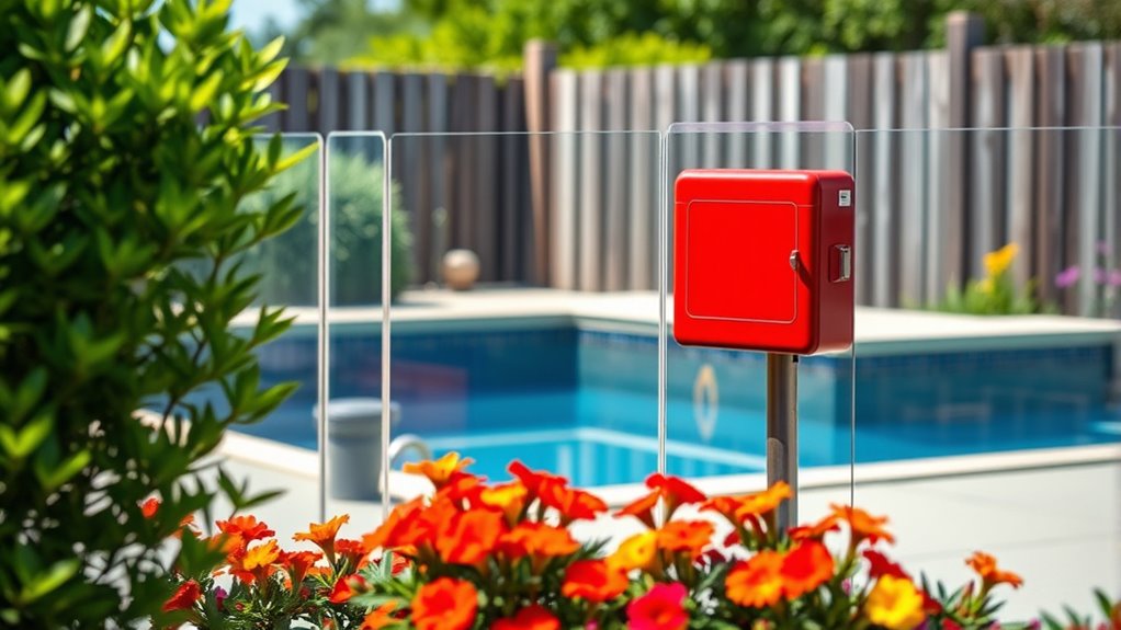 secure barriers and alarms