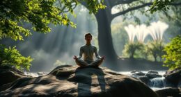 serene visual and auditory experience