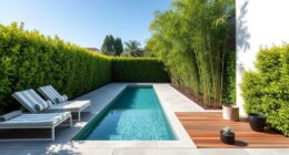 small backyard infinity pool layouts
