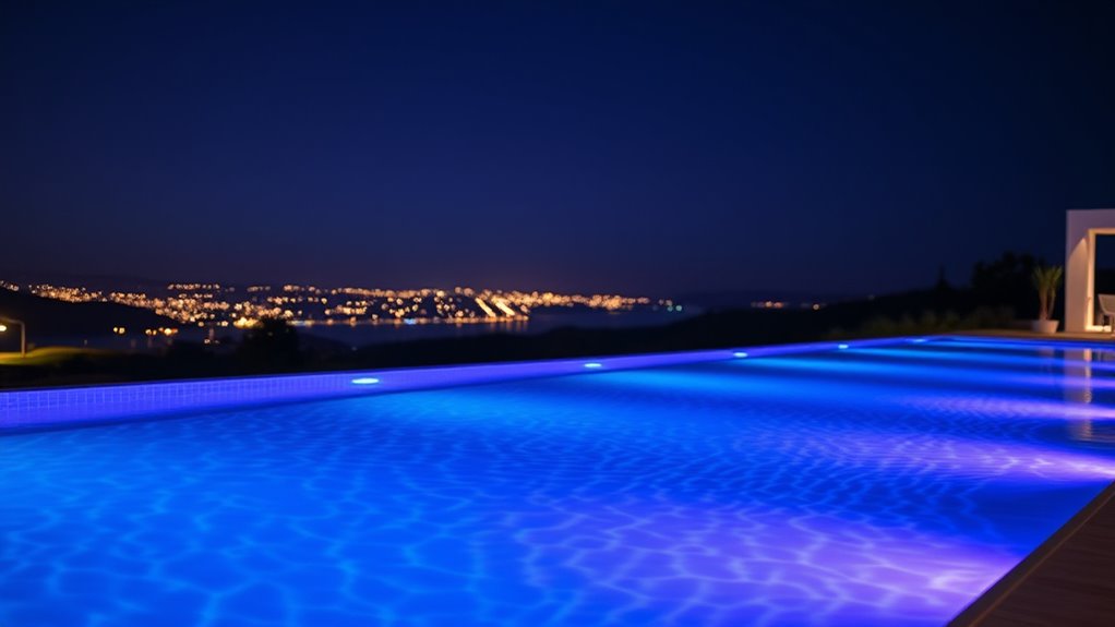 smart customizable pool lighting