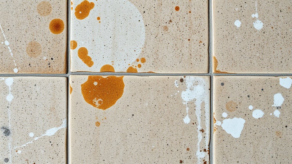 surface stains and efflorescence causes