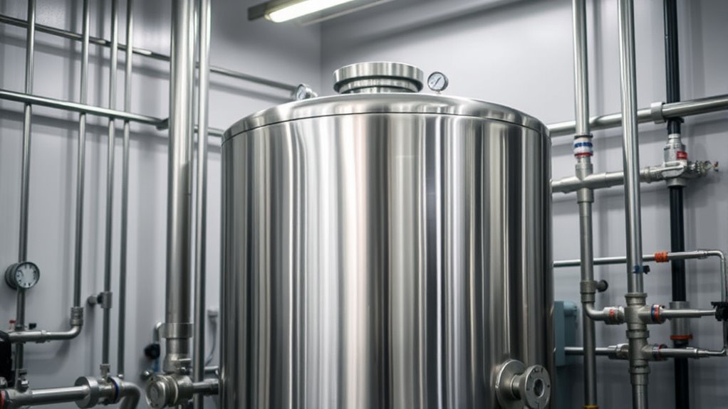 surge tanks stabilize system pressures