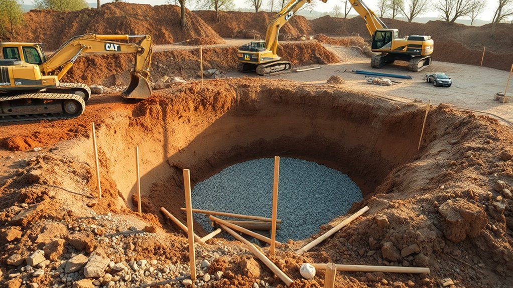 thorough site excavation preparation