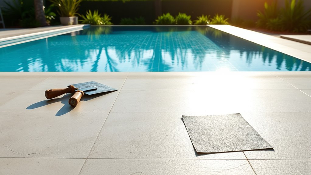 thorough surface cleaning and repair