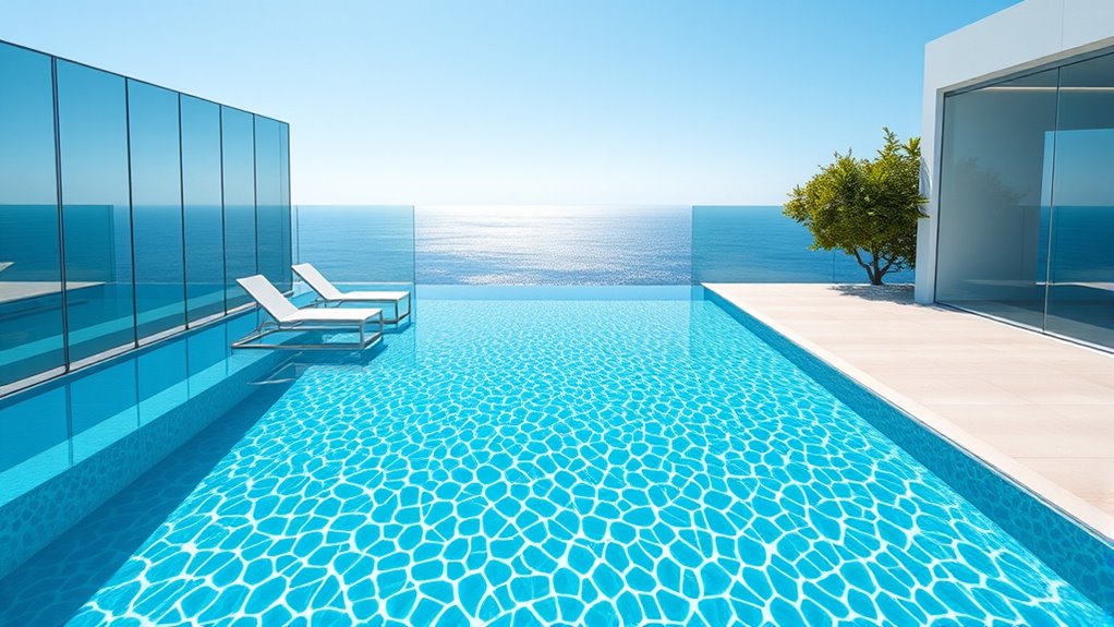 transparent edge pool illusion