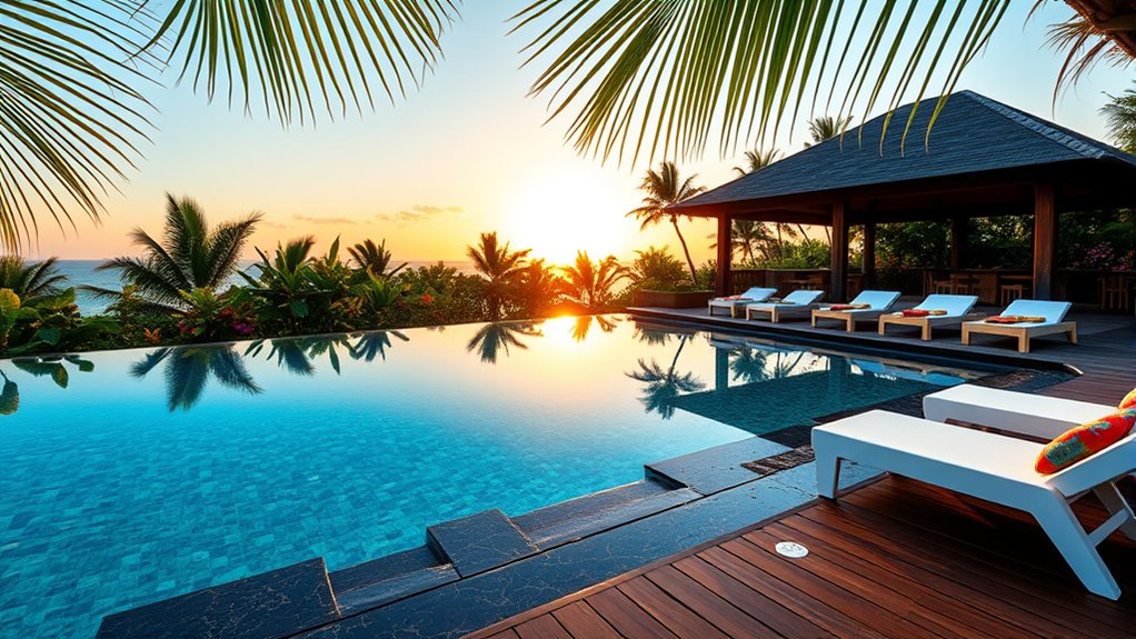 tropical bali infinity pool