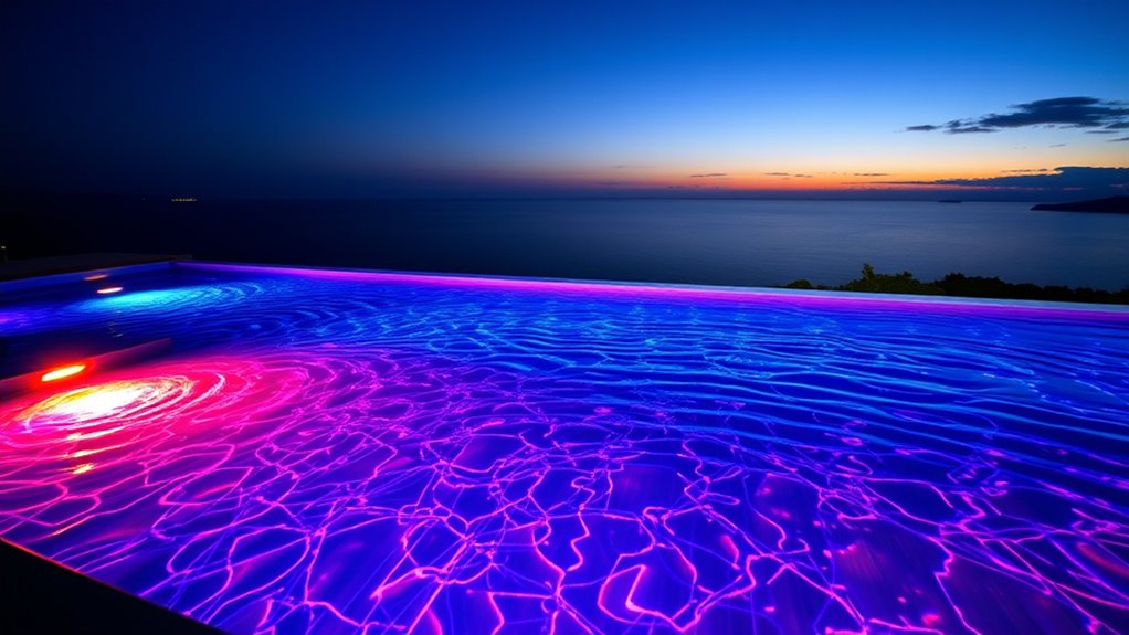 vibrant color changing lighting
