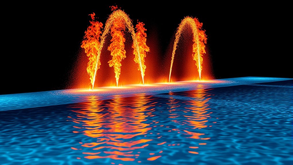 water and fire display
