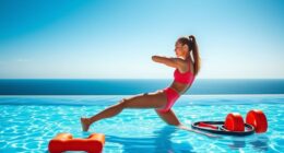 water based infinity pool workouts