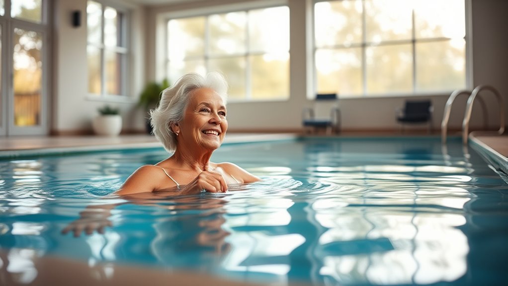 water supports safe gentle exercise