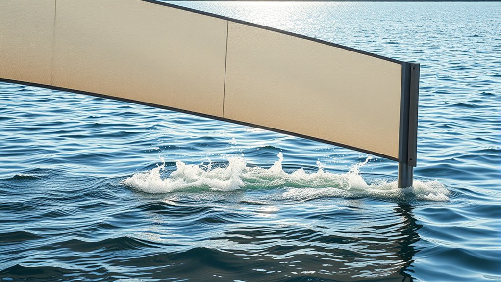 wind resistant water barriers