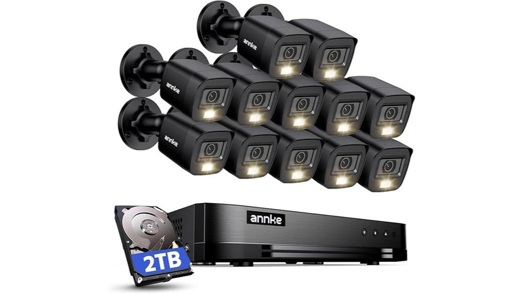 16 channel outdoor camera system