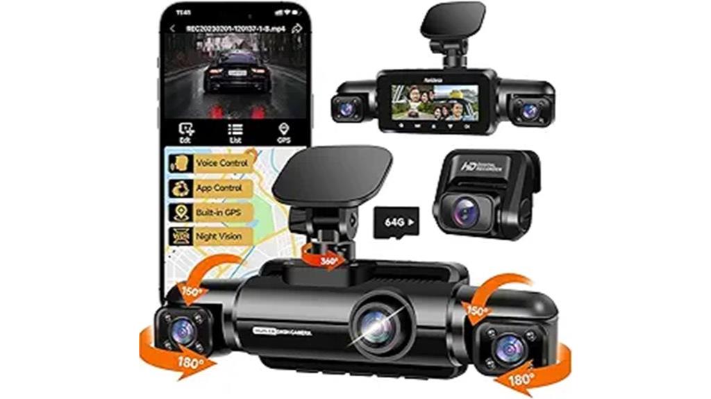 360 dash cam features