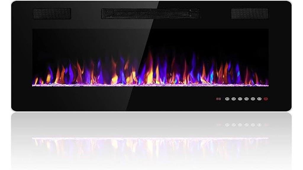 36 inch wall mountable fireplace