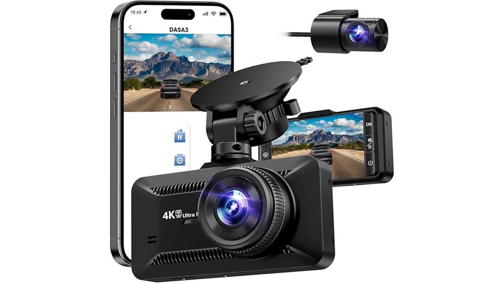4k 1080p dash cam