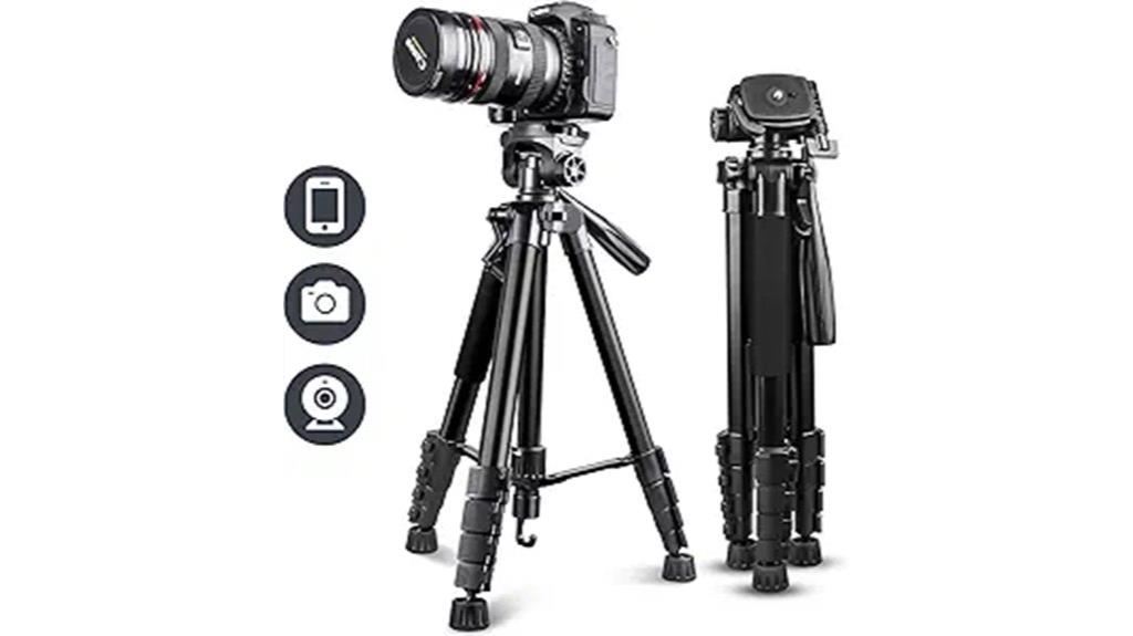 67 inch travel tripod
