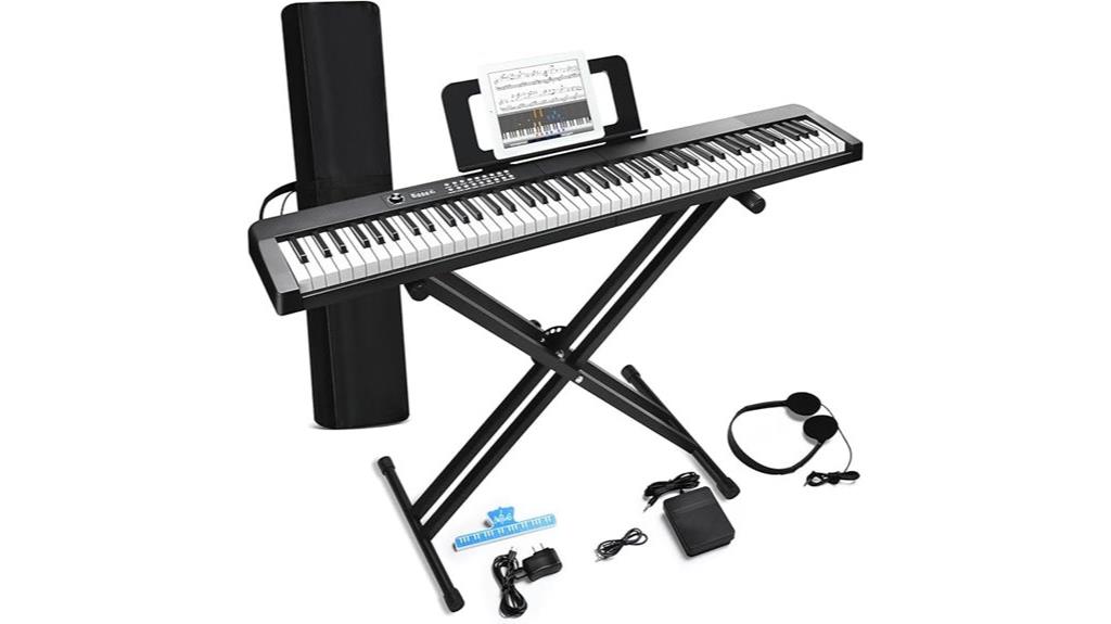 88 key digital piano set