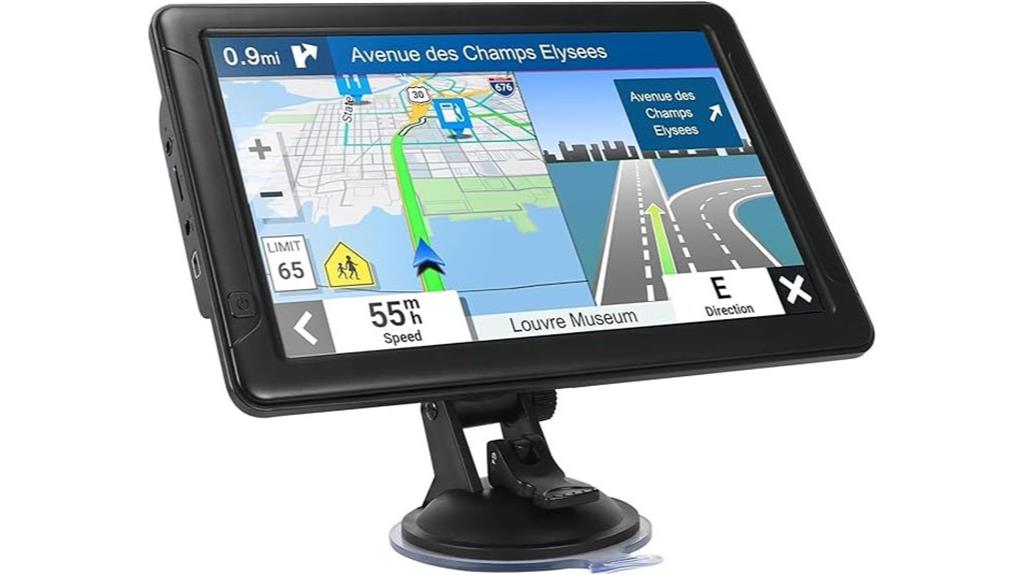 9 inch gps with alerts
