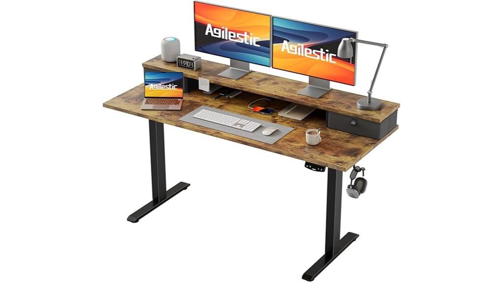 adjustable electric standing desk